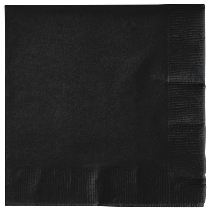 Black Velvet - Wedding Napkins
