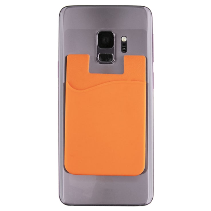 Orange Phone - Silicone Phone Wallet
