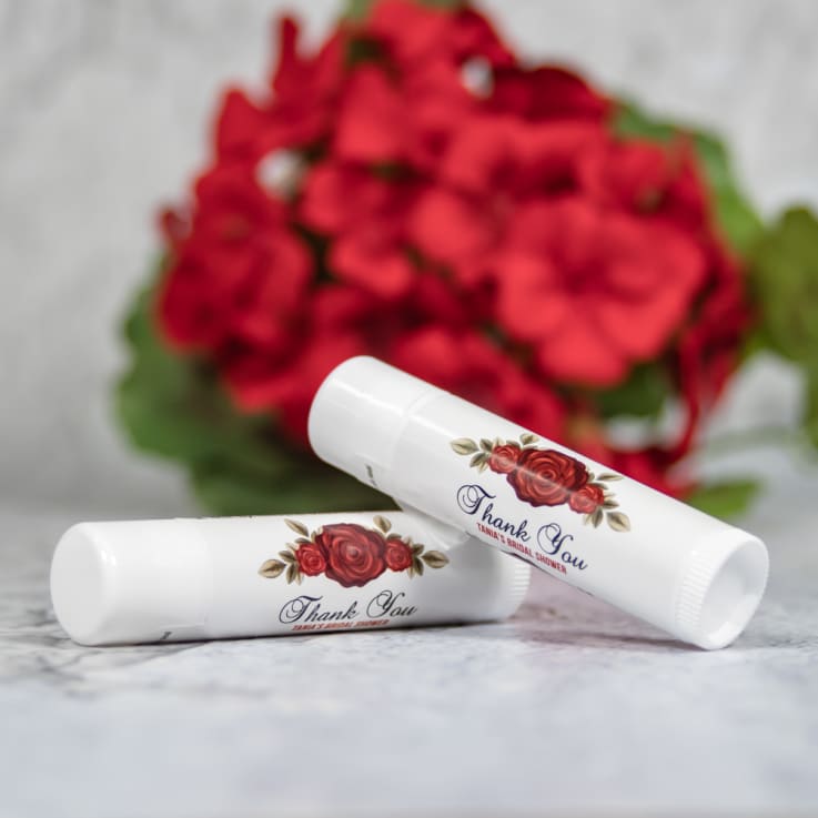 White Lip Balm Tube with Full Imprint Colors - Skin Care