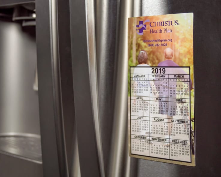 1 Full Color Calendar Magnet - 