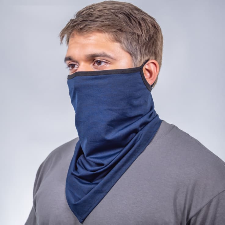 Solid Blue - Fae Covering Neck Gaiters
