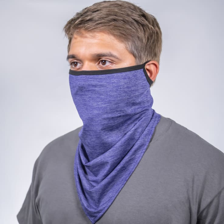 Solid Purple - Face Covering
