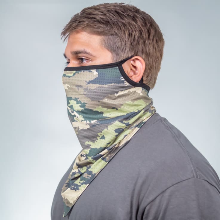 Camo Green - Fae Covering Neck Gaiters