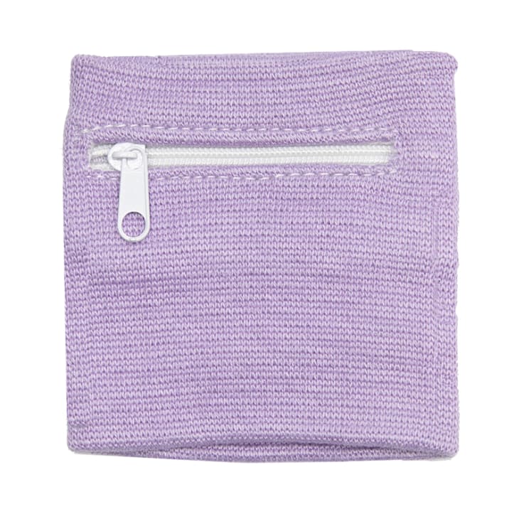 20. Zipper Sports Wristband Wallet Pouch Purple - Purse