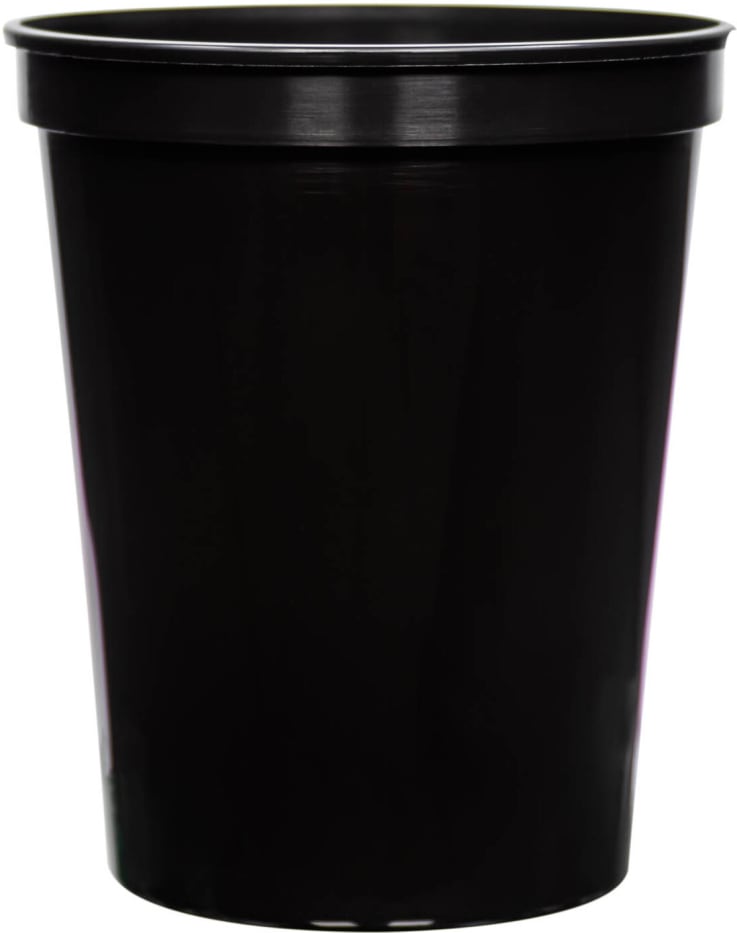 Black - Plastic Cup
