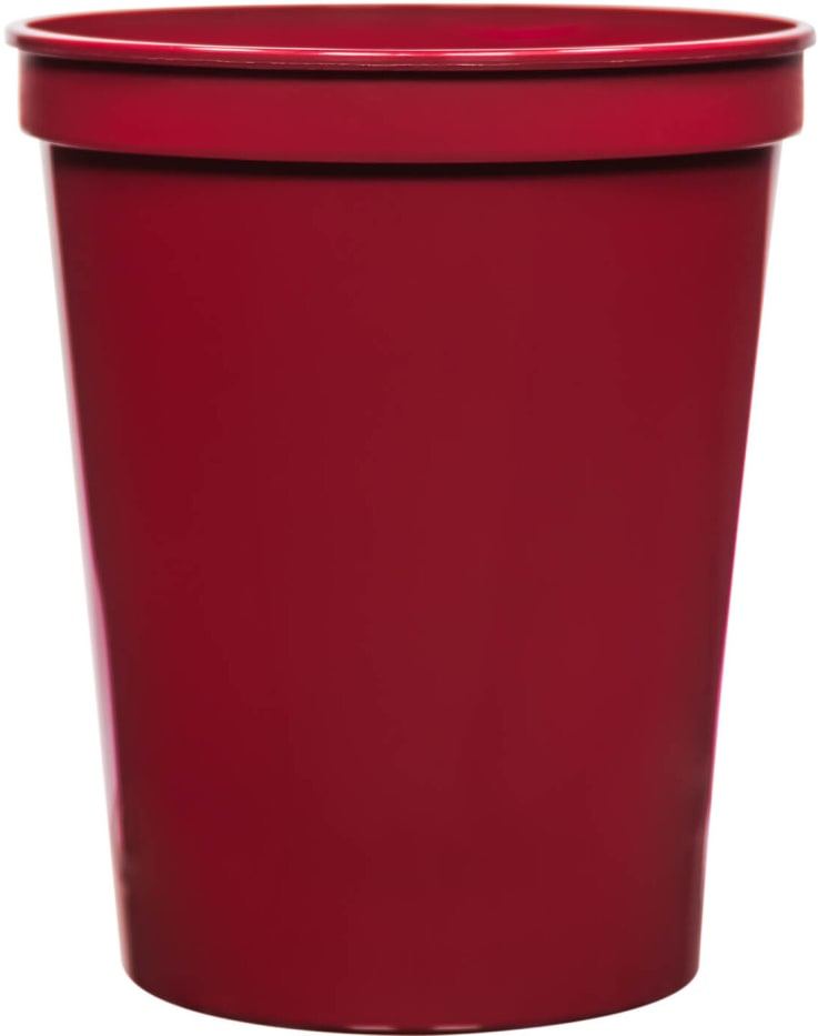Maroon - Plastic Cup