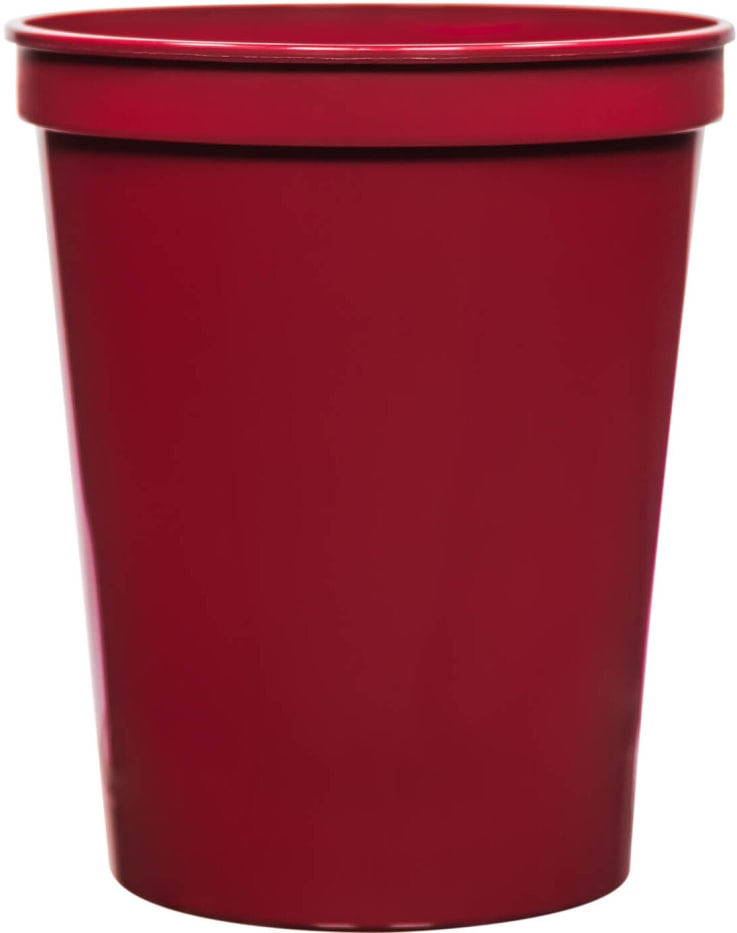 Maroon - Plastic Cups
