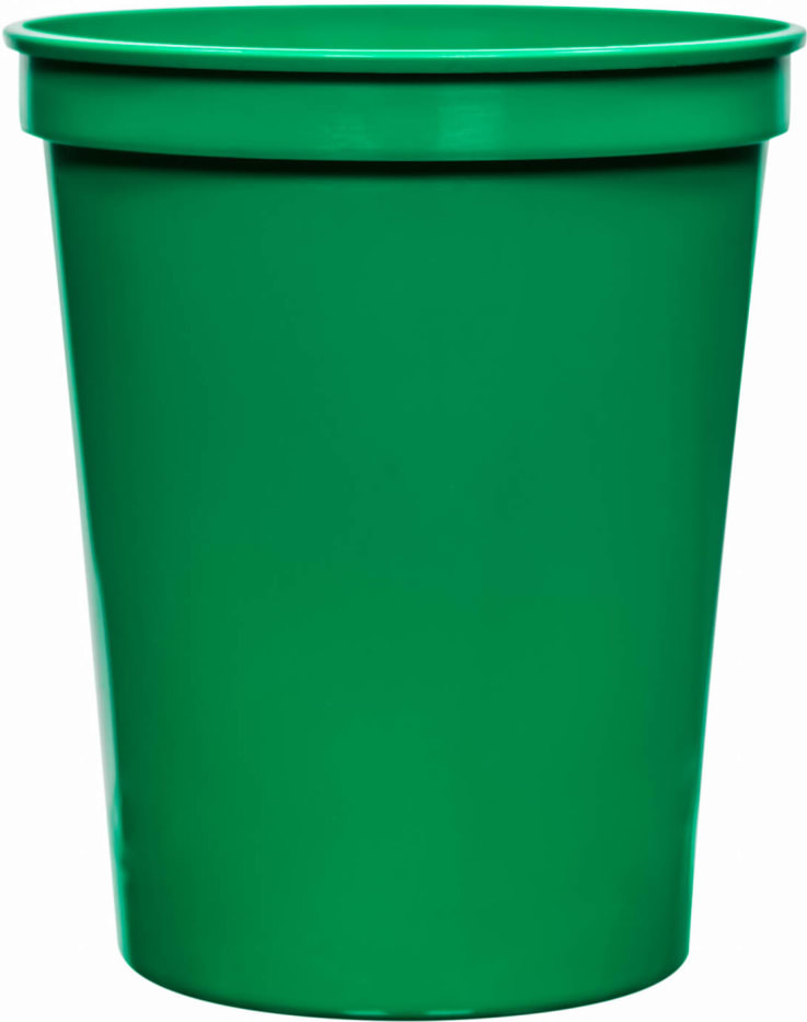 Kelly Green - Plastic Cups