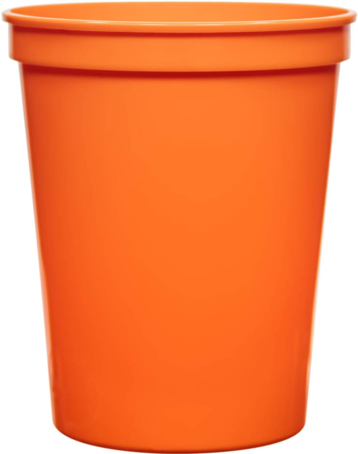 Orange - Plastic Cup