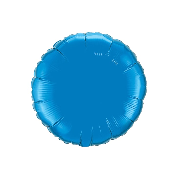 Sapphire Blue Round - Foil Balloon