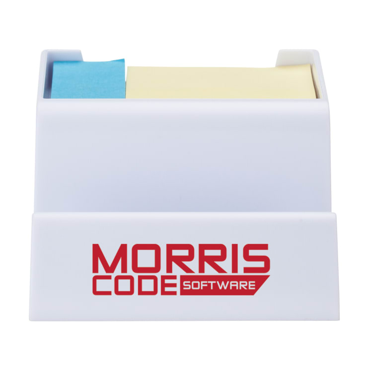 White Handy Media Card Stand - Business Card Holders
