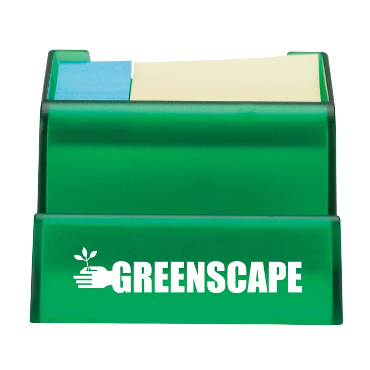 Green Handy Media Card Stand - Memo Pads-self-adhering
