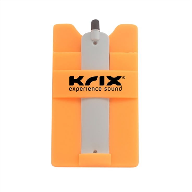 Silicone Smart Wallet with Stylus Stand - Mobile Accessories
