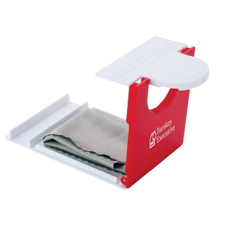 Red Stand with Microfiber Cloth - Phone Holder