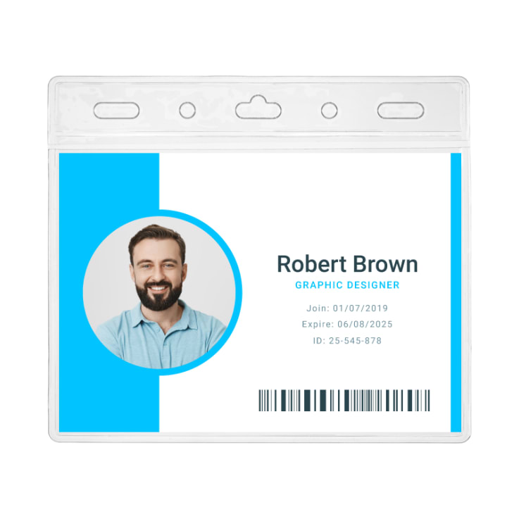 Plastic Badge Holders Lanyards & Badges