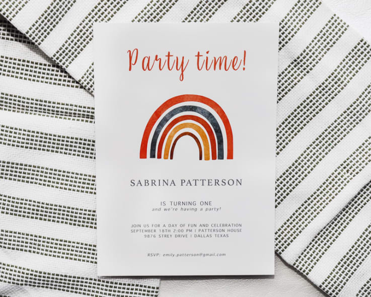 1_Custom Full Color 5 x 7 Inch Invitation Cards - Imprint Invitation Card