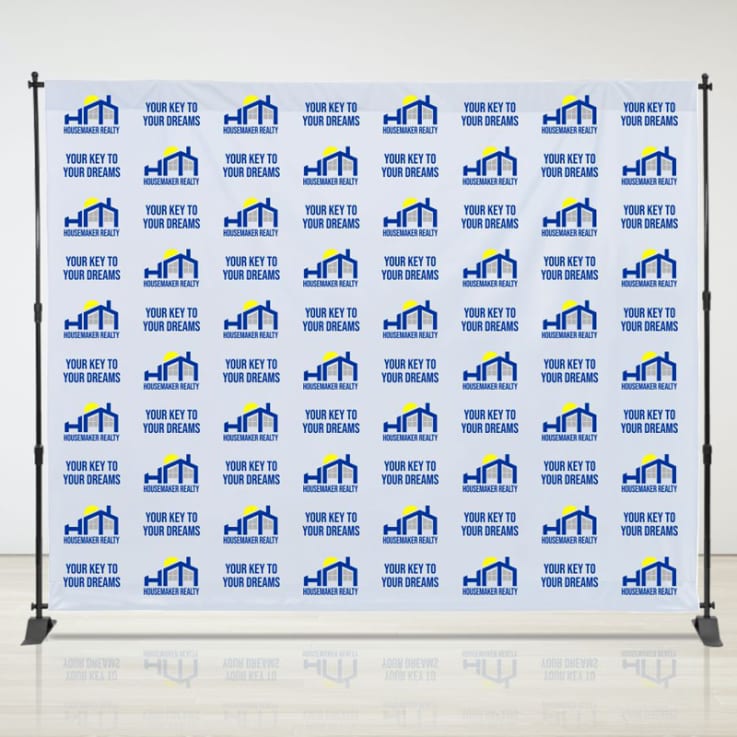 01_8ft x 10ft Step and Repeat Banner - Backdrop