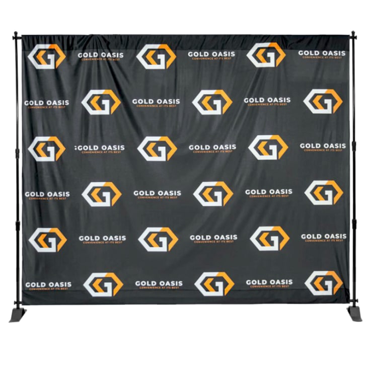 01_8ft x 10ft Step and Repeat Banner - Backdrop