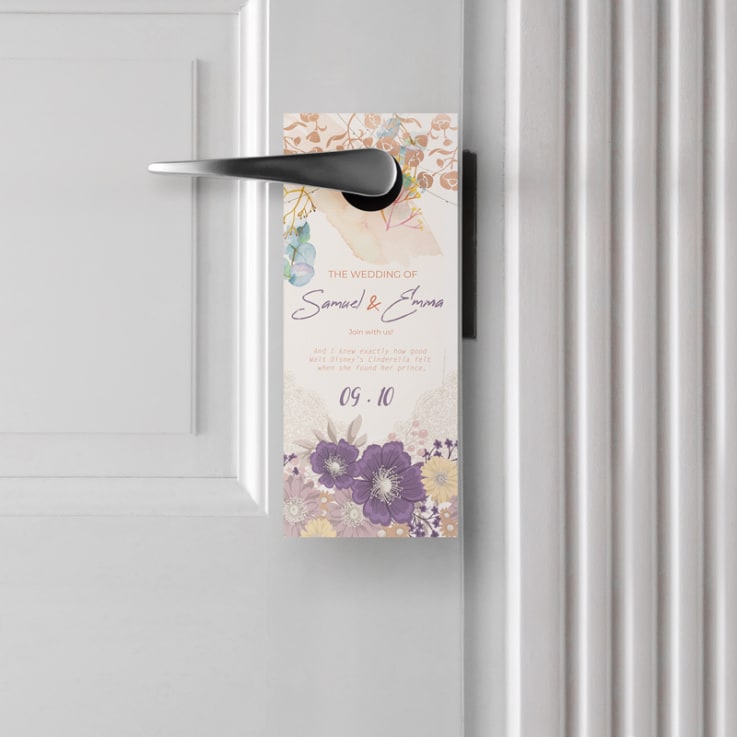 01_3.5 x 8.5 Inch Full Color Door Hanger - Door Deals