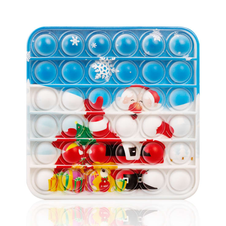001Full Color Silicone Push Pop Bubble Fidget Toys - Fidget Toys