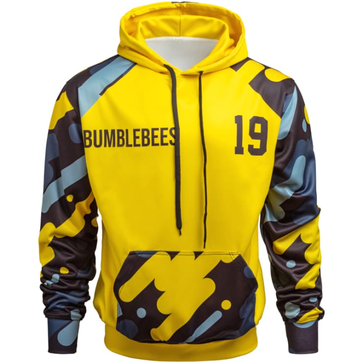 002 Custom Full Color Adult Hoodies - 