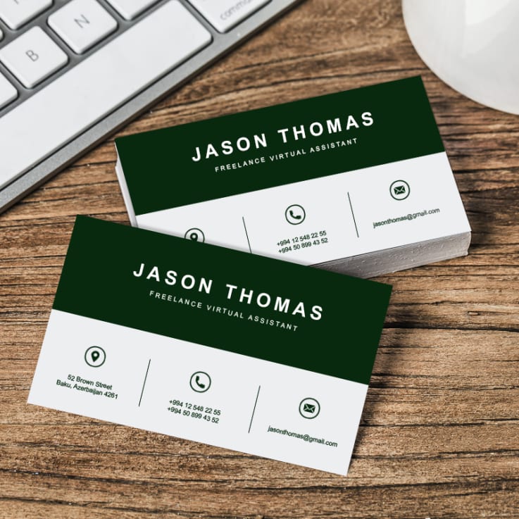 Standard Business Cards - Punch Card