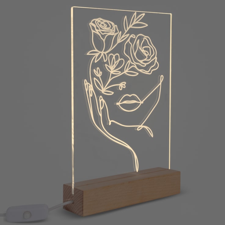 Custom LED Acrylic Light Stands - 