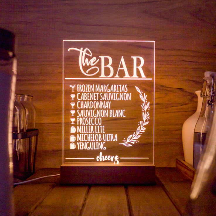 Custom LED Acrylic Light Stands - 