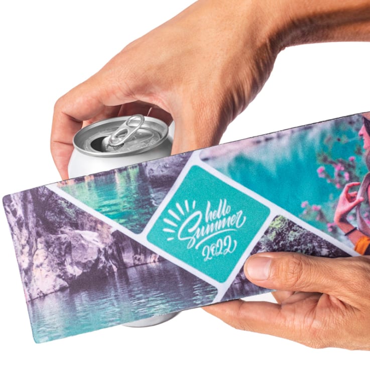Full Color Slap Wrap Can Sleeves - Koozies
