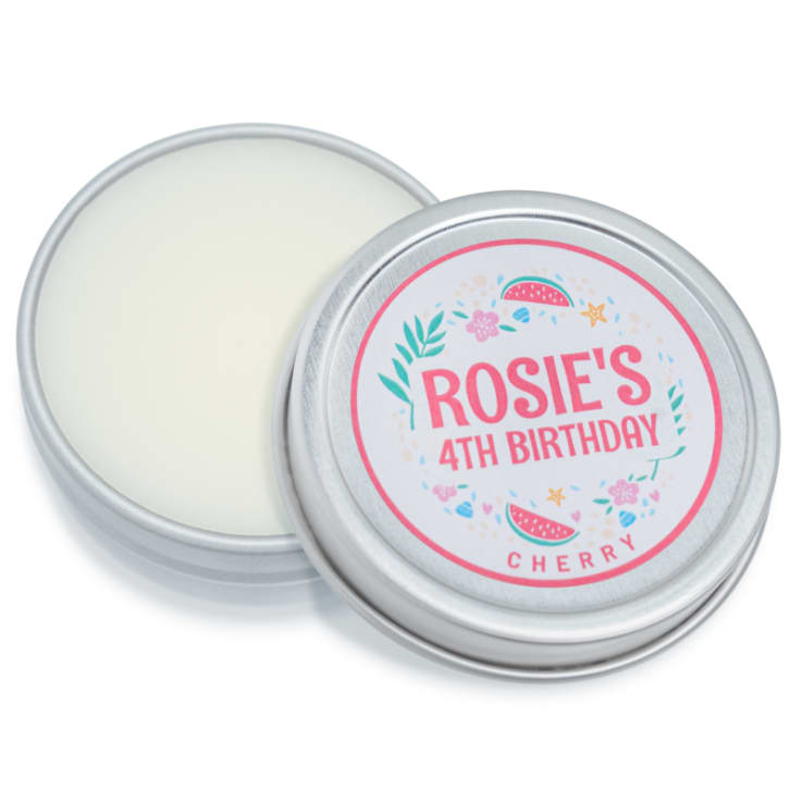 Custom Natural Lip Balm Tins Lip Balm