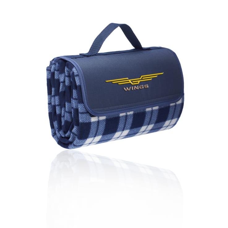 Brookhaven Roll Up Picnic Blankets 53 X 47 Inch Blankets