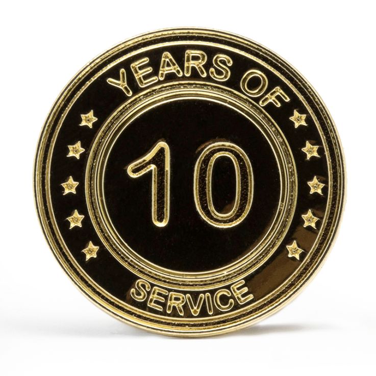 10 Years Of Service Stock Lapel Pins - Award