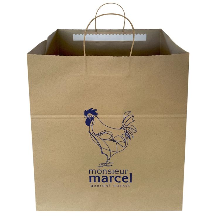 14.5 X 16.25 Inch Tamper Evident Shopping Bags - Paper Bags