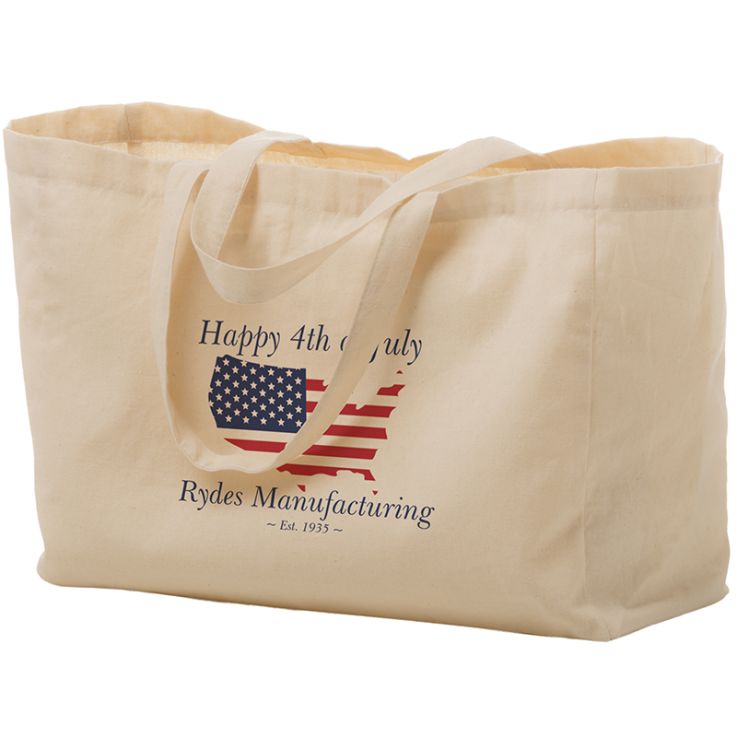 16 X 6 X 12 Inch Full Color Cotton Canvas Tote Bags - Tote Bags