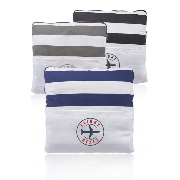 2-in-1 Cordova Pillow Blankets - 50 X 60 Inch - Plush Blanket