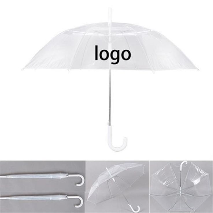 37 Inch Custom Outdoor Clear Umbrellas - Umbrellas-general