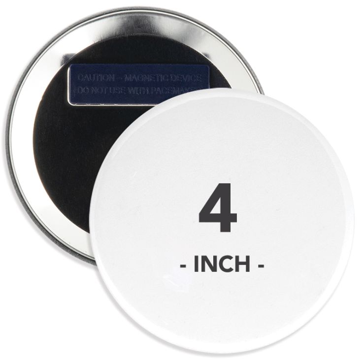 4 Inch Round Wearable Clothing Magnet Buttons - Clothing