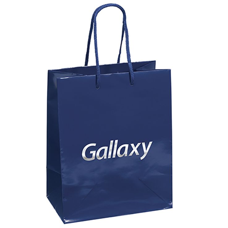 7.75 X 9.75 Inch Crystal Gloss Paper Bags - Environmentally Friendly Products