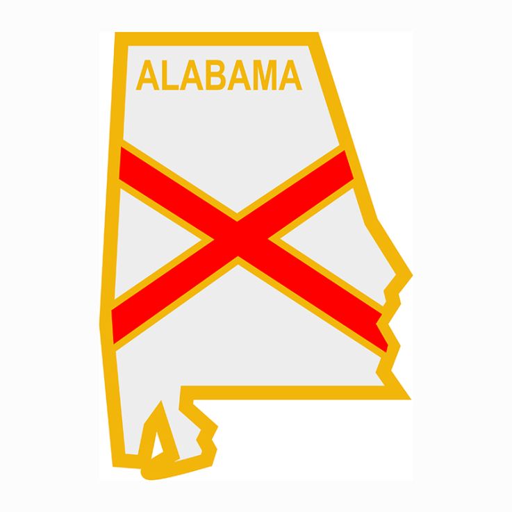 Alabama Stock Lapel Pins - State Symbol