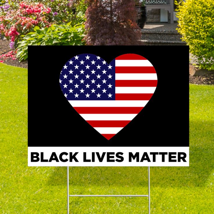 Black Lives Matter USA Yard Signs - Blm