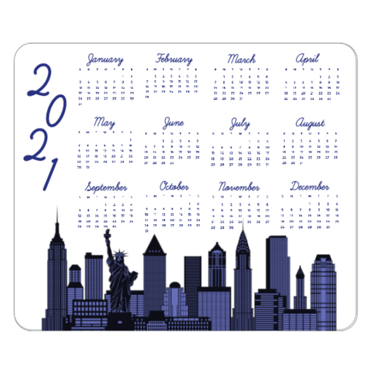Calendar 2021 #124801 - Mouse Pad
