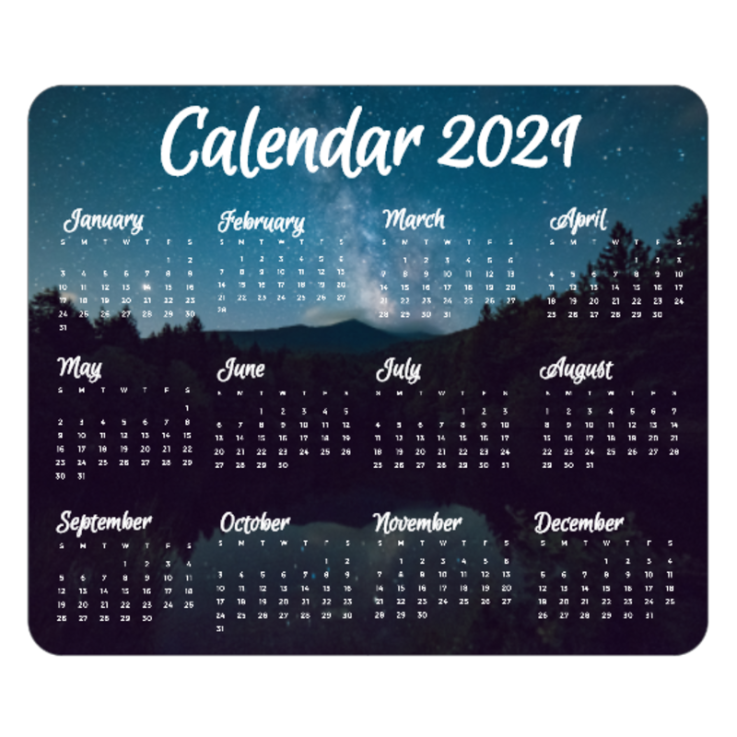 Calendar 2021 #124805 - Calendar Custom Made