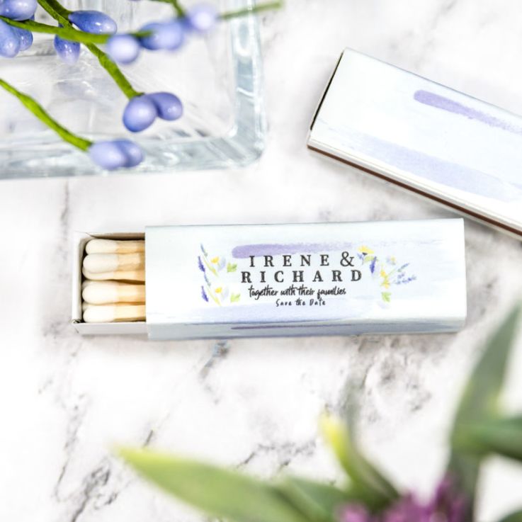 Custom Lipstick Book Matchbox - Wedding
