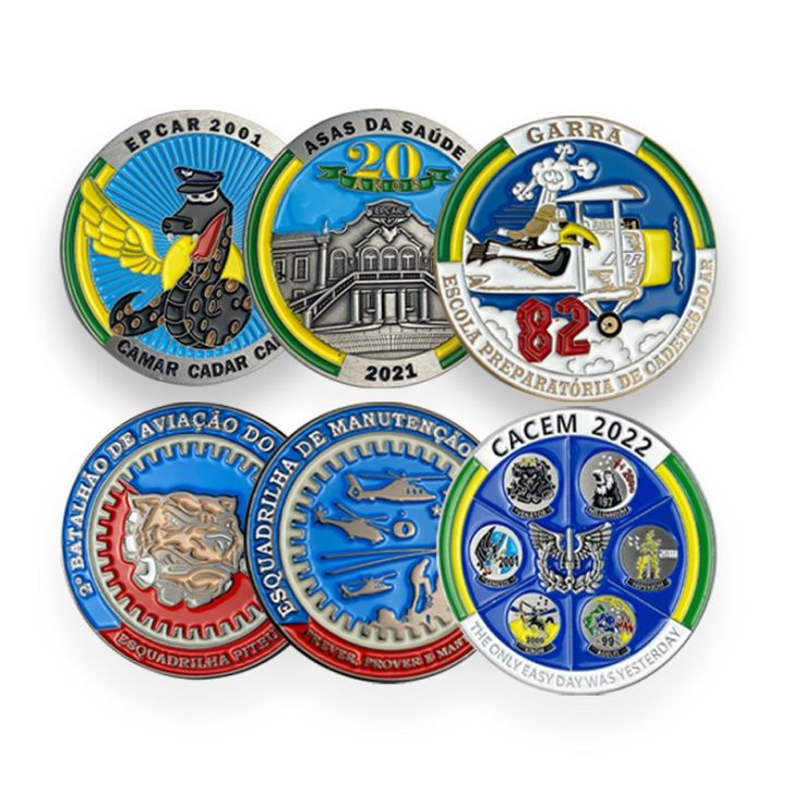 Custom Soft Enamel Challenge Coins - Soft Enamel Challenge Coins

