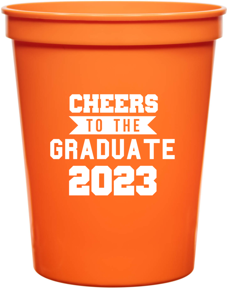 Customized Graduation BBQ Party Stadium Cups