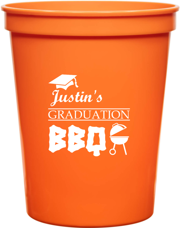 Customized Graduation BBQ Party Stadium Cups