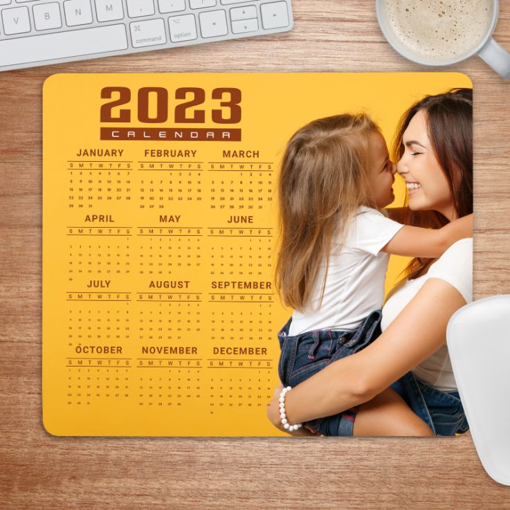 Full Color Calendar Rectangle Mouse Pads - Calendar