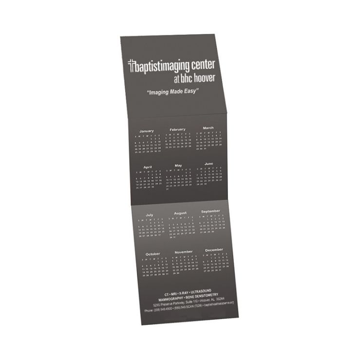 Full Color Z-Fold Wall Calendar Greeting Cards - Daily Planner. Calendars. Days