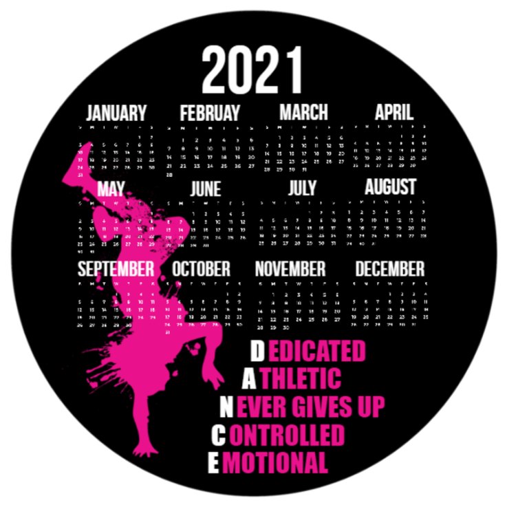 Mouse Pad Calendar 2021 #124386 - Imprint Mouse Pads