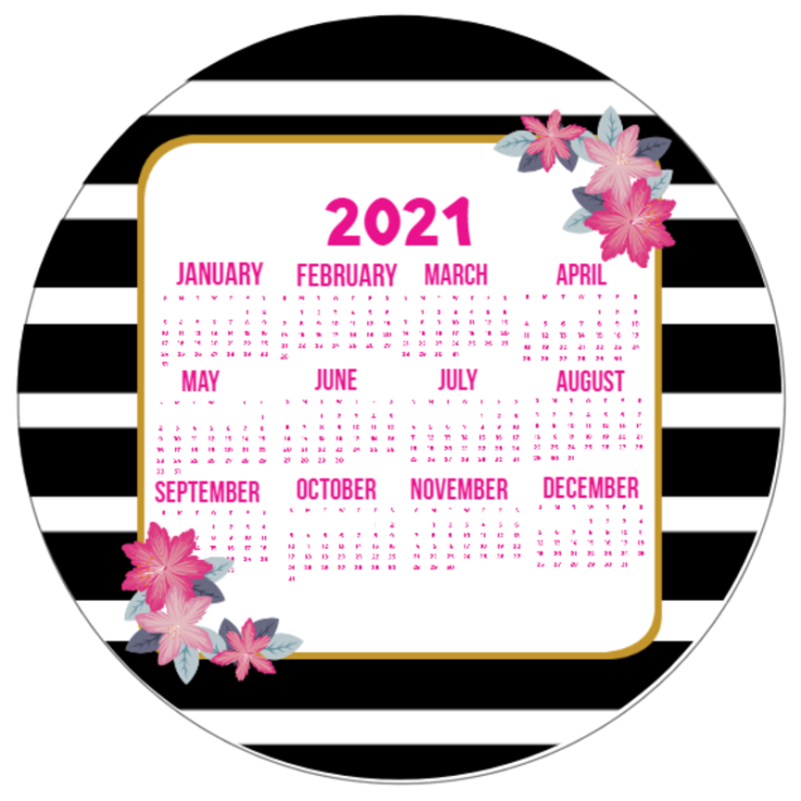 Mouse Pad Calendar 2021 #124388 - Computer Accessories